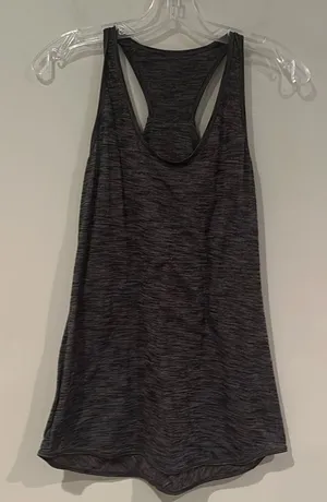 Lululemon Women's Gray Tank‎ Top Halter Back Size Small thumbnail 1