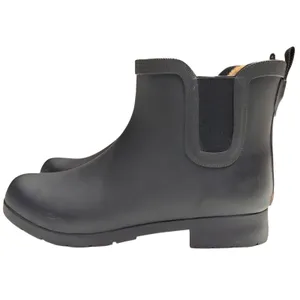 Chooka Delridge Chelsea Black Waterproof Rain Boots Warm Plush Lining Women 9 thumbnail 4