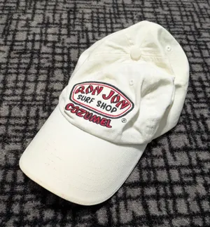 Ron John Surf Shop White Adjustable Cap Red thumbnail 1