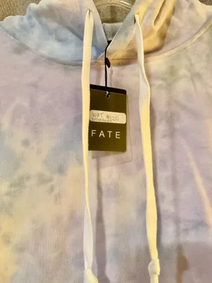 Fate Pastel Tie-Dye Hoodie NWT | L thumbnail 2
