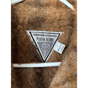 Marvin Richards Faux Fur Lined Denim Jacket Womens Size Small thumbnail 5