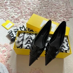 Marc Jacobs THE KAT BALLERINA in Black Size 37 NEW thumbnail 8