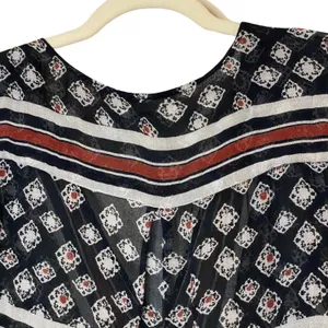 Free People‎ Before Dawn Top Black Boho Blouse Women's Size XS thumbnail 8