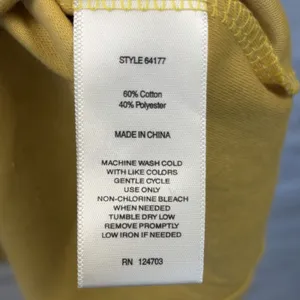Rebecca Malone Womens XL Top Southwestern Yellow Embroidered Boho Tassel Fringe thumbnail 6