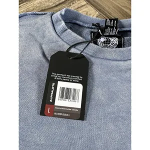 Alphalete Women's Terry Oversized Crop Pullover - Celestial Blue , Size Large thumbnail 8