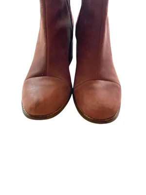 Toms Esme Leather Chelsea Boots Burnt Henna Size 7.5 Minimalist Western Festival thumbnail 4