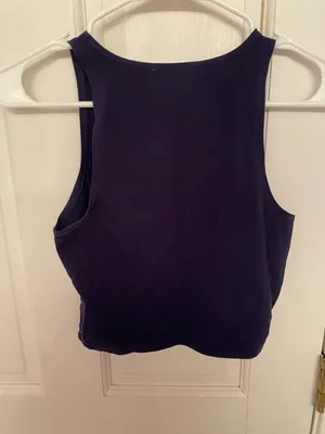 Blue Crop Top thumbnail 3
