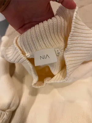 NIA chunky sweater White thumbnail 2