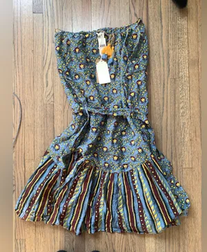 NWT Kopal Anthropologie dress made in India Medium thumbnail 1