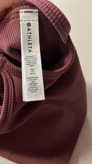 Athleta Women’s Aurora High Neck Crop Top thumbnail 2