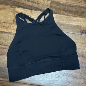 Lululemon Free To Be Serene Bra High Neck Long Line 10 thumbnail 4