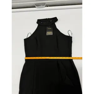 Woosea Womens Black High Neck Ruffle High Low Hem Sleeveless Maxi Dress size XL thumbnail 8