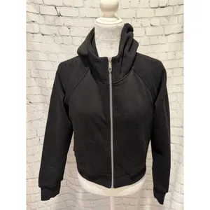 Trendy Queen Zip Up Hoodies For Women Cropped Sweatshirts Fall Y2K Size Small thumbnail 3