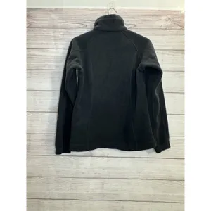 Columbia Sweater Women's Size S Full Zip Black Fleece Jacket Mock Neck Outdoor thumbnail 2