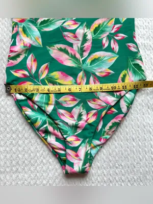 Skatie Amanda One Piece Swimsuit S Green Tortuga Tropical Colorful Beach thumbnail 7