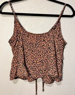 H &m Leopard Camisole Top  thumbnail 3