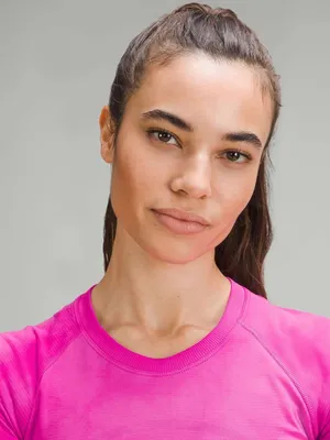 Lululemon Swiftly Tech Short-Sleeve Shirt 2.0 Marble Dye Sonic Pink Size 4 thumbnail 3