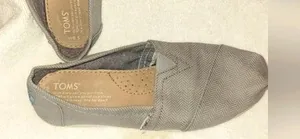 Toms Gray Tweed Alpargata Size 6.5 thumbnail 1