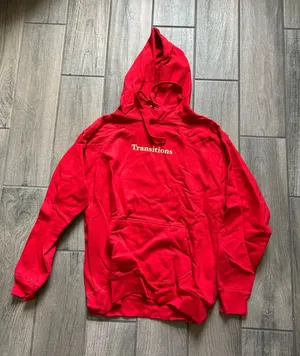 Red Women's Pullover Hoodie Size M thumbnail 1