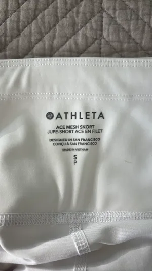 Athleta White Skirt thumbnail 3