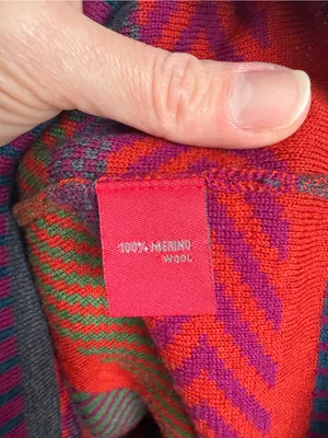 Krimson‎ Klover Merino Wool Mini Skirt Small Colorful Geometric Boho thumbnail 4