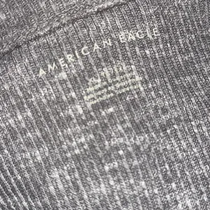 American Eagle Marled Ribbed 1/4 Button Top thumbnail 5