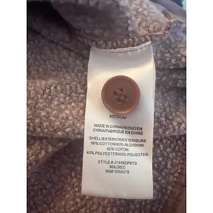 Thread & Supply Pink Textured Utility Fleece Shacket Size M thumbnail 3