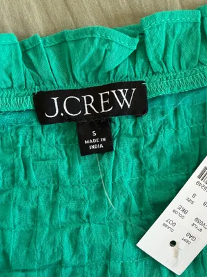 Jcrew smocked crinkle tank top Small thumbnail 6