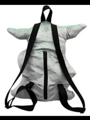 Star Wars Baby Yoda Grogu Plush Backpack thumbnail 2