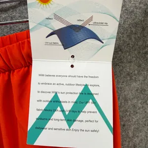 Willit Wide Leg Pants‎ Womens S Red Orange Pull On Loose Beach Resort UPF 50+ thumbnail 14
