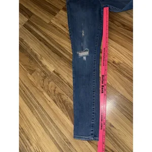 Levi's 31x30 720‎ High Rise Super Skinny Jeans Ripped Distressed Hyper Stretch thumbnail 5