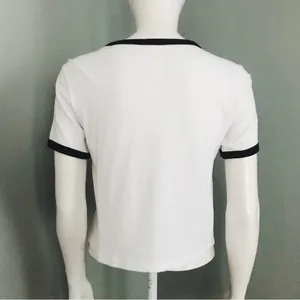 Graphic Ringer Tee in White | Size M Size M thumbnail 4