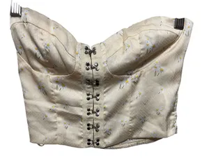Princess Polly Women Cottage Coquette Corset Top S Yellow Daisy Romantic Fairy thumbnail 1