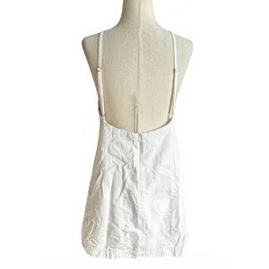 Zara Women White Casual Dress Size Medium Lined Adjustable Strap | 16-22 thumbnail 2