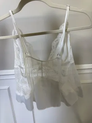 Revolve Kat The Label Lucille Camisole Ivory thumbnail 6