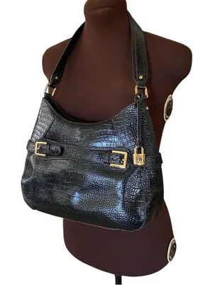 Mint Vintage Etienne Aigner Crocodile embossed leather shoulder bag thumbnail 1