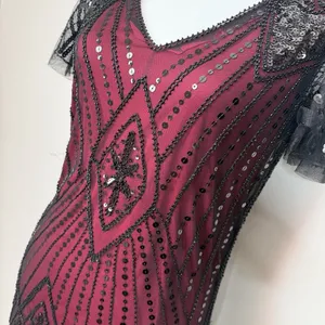 Flapper Dress Black Size M thumbnail 4