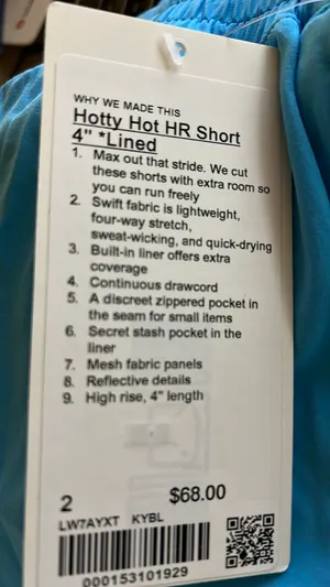 Lululemon Hotty Hot Shorts 4” thumbnail 5