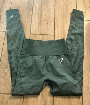 Gymshark Dark Green Seamless High-Waist Leggings thumbnail 1