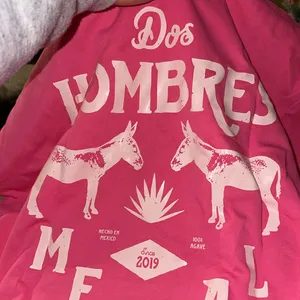 New re production Dos‎ Hombres Pink Hoodie hot pink thumbnail 6
