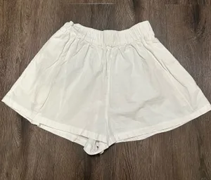 Free People White Linen Shorts thumbnail 1