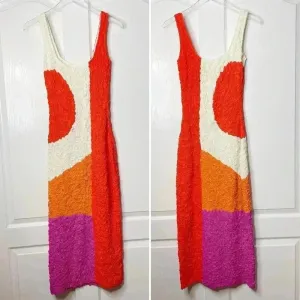 NWOT MARA HOFFMAN Pomelo Sloane Dress Red Multicolor Size Small thumbnail 6