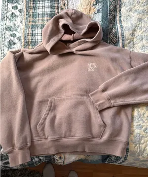 PINK Cropped Victoria's Secret Hoodie thumbnail 1
