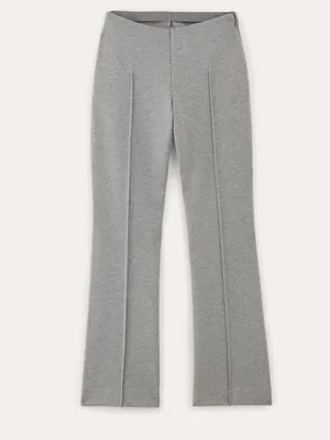 Everlane NWT Mid Heather Gray The Dream Kick Flare Ponte Pants Size Medium thumbnail 3