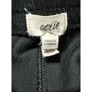 Aerie Black Corduroy Flare Pants High Waisted Bell Bottoms Sz‎ S thumbnail 4