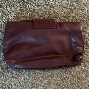 Vintage Burgandy Brown Clutch Wristlet Bag thumbnail 2