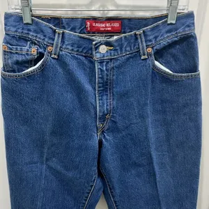 Levi’s Y2K Classic Relaxed Tapered Leg 550 Jeans Sz 12 MIS S thumbnail 7