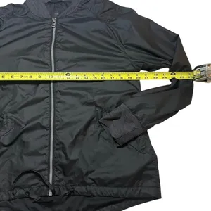prAna Center Jacket Gorpcore Utility Bomber Lightweight DWR Tech Black Small thumbnail 6