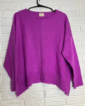 Kerisma Ryker Sweater Womens S/M Purple Excellent Distressed‎ Knit Wool Blend thumbnail 1