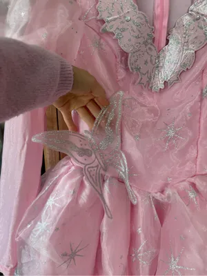 Glinda Costume halloween The Wizard of Oz wicked ariana grande maxi dress gown thumbnail 7